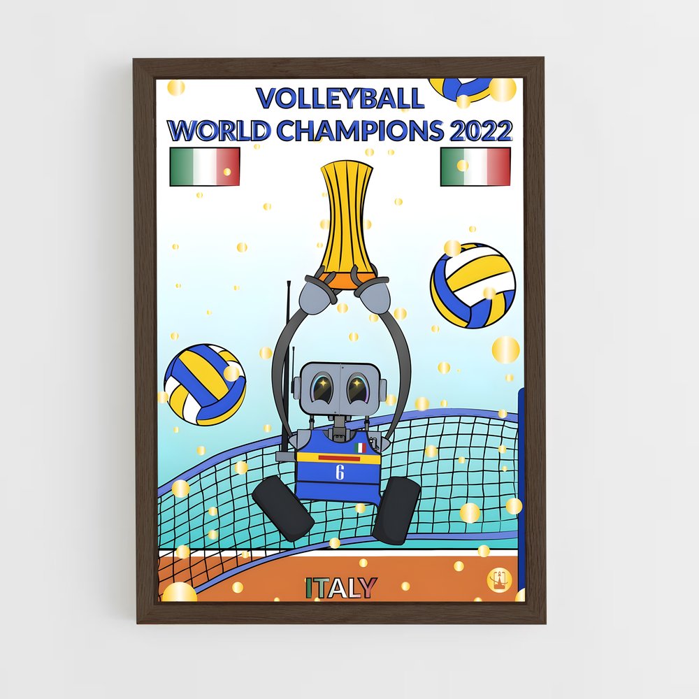 Poster Championnat de Volleyball (vue 5)